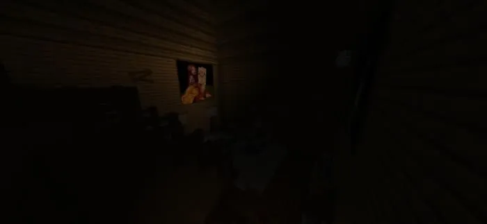 Painting in a dark room