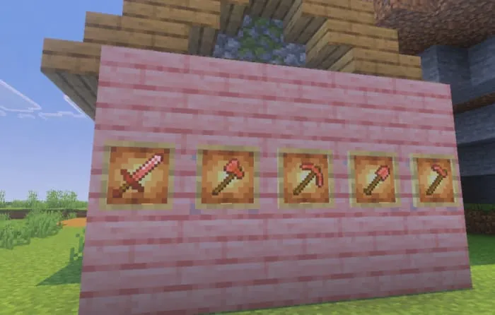 Copper Tools in Frames