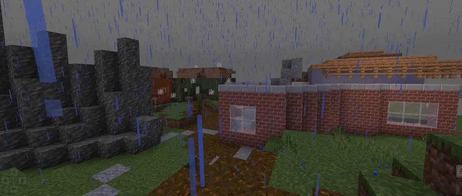 Stone house and path to it