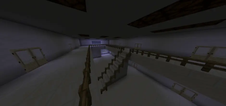 Hospital without lights inside