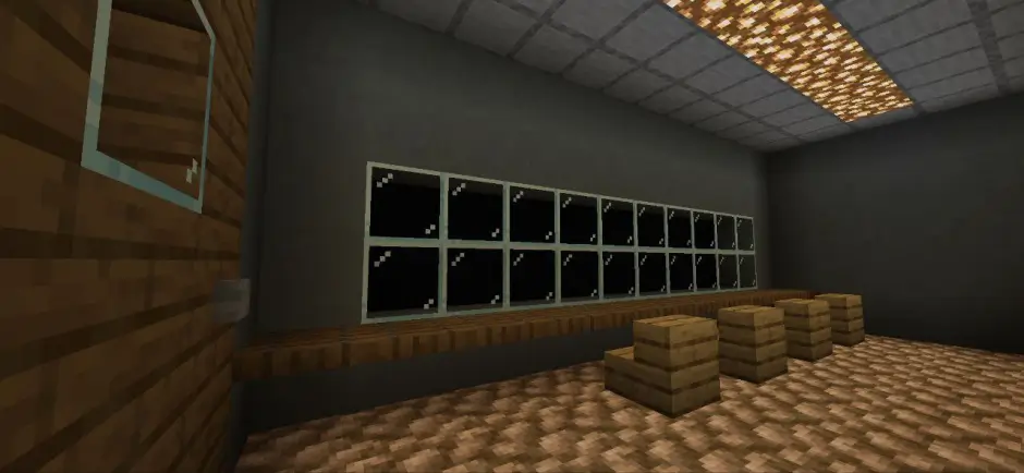 Glass overlooking the void