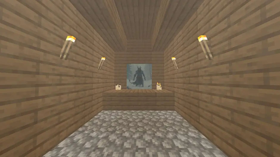 Painting in the hallway