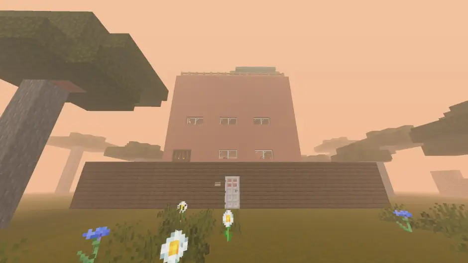 Entrance to the house