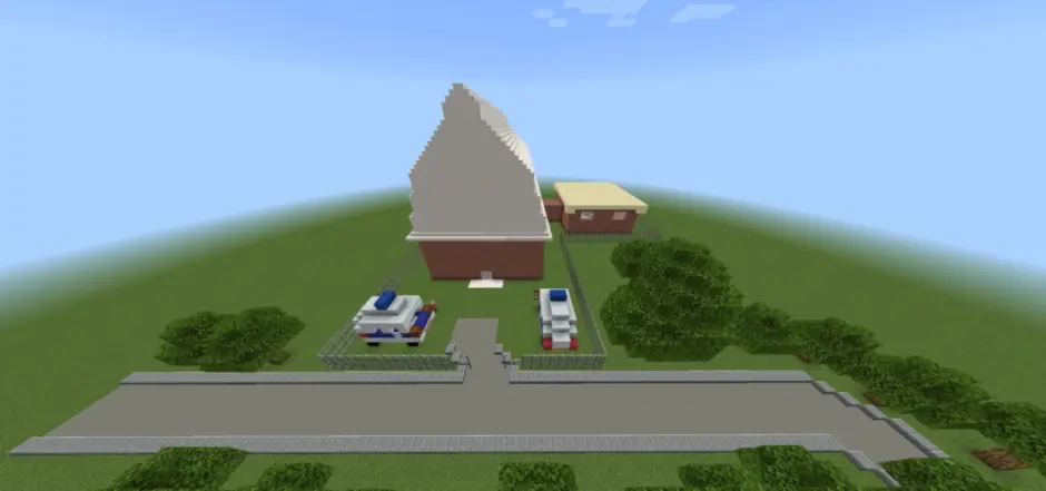 Factory and road nearby