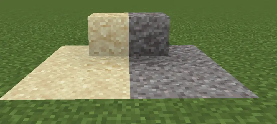 Normal view of suspicious blocks