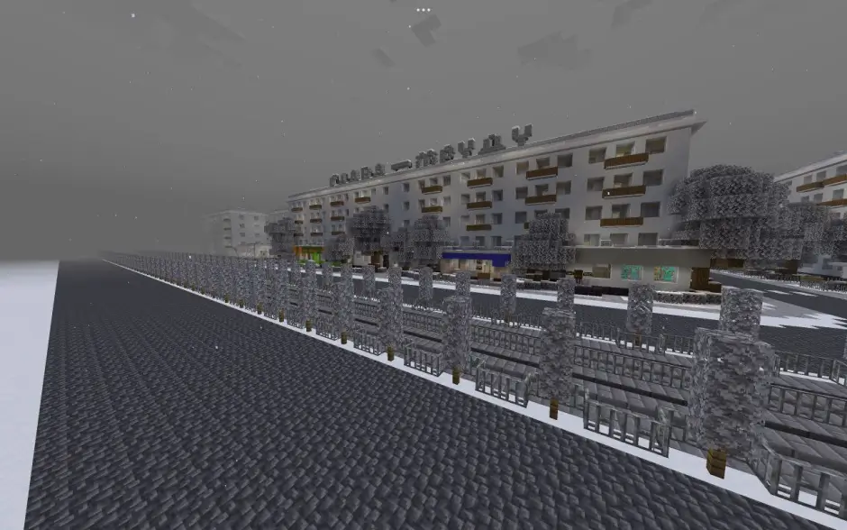 View of a building in winter