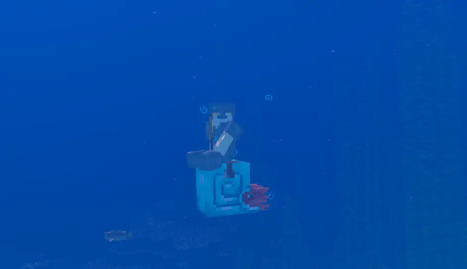 Player riding an armored Nautilus