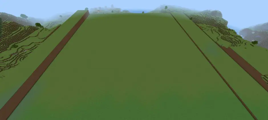 Even terrain of the plains