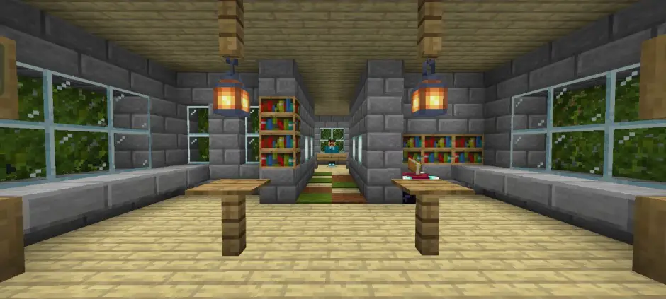 Library with NPCs