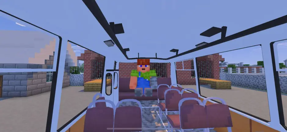 Interior of LAZ-695 bus